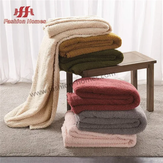 Одеяло из супер 100% полиэстера, оптовая продажа, мягкое одеяло из твердого шерпа, теплое одеяло
